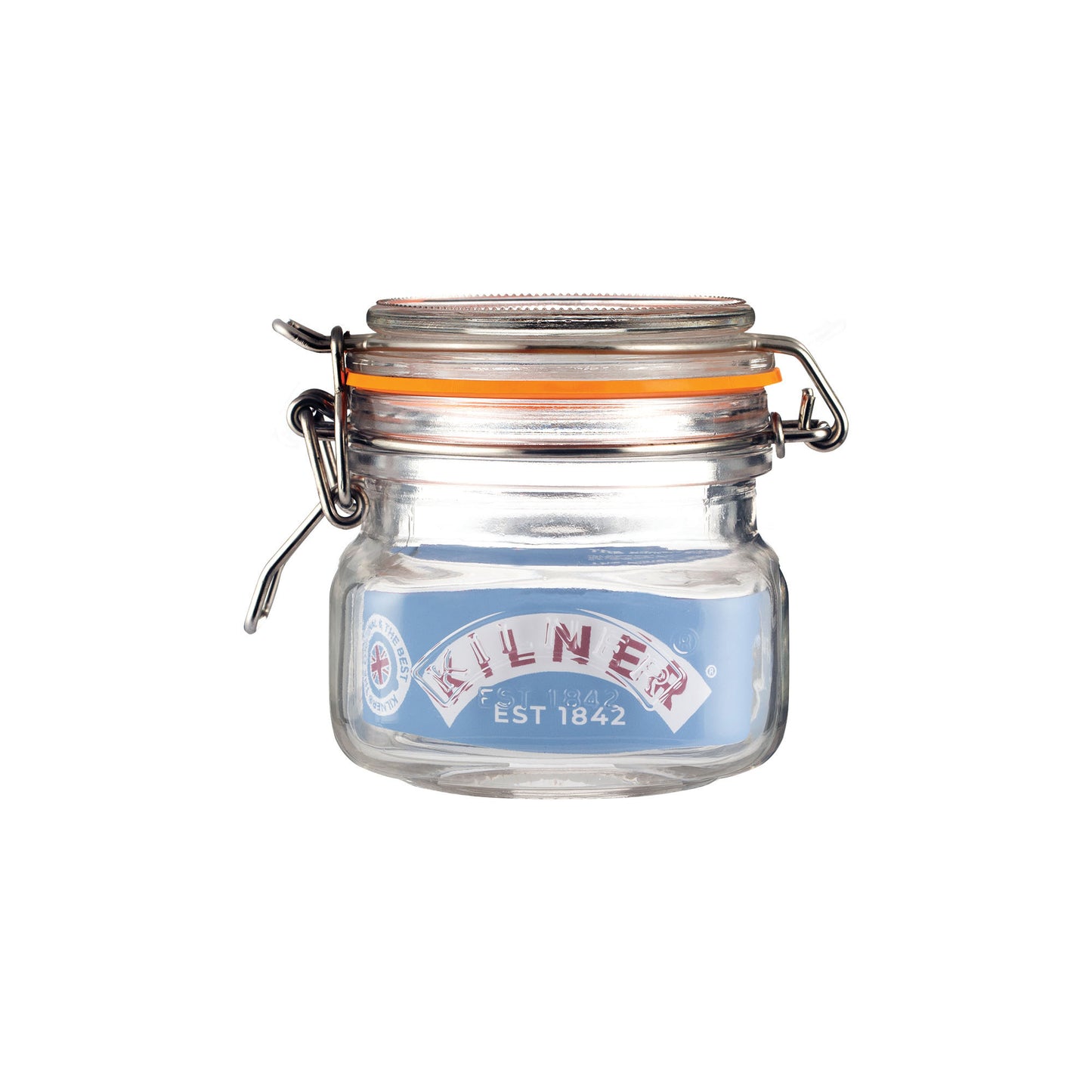 Clip Top Square Jar, 0.25L