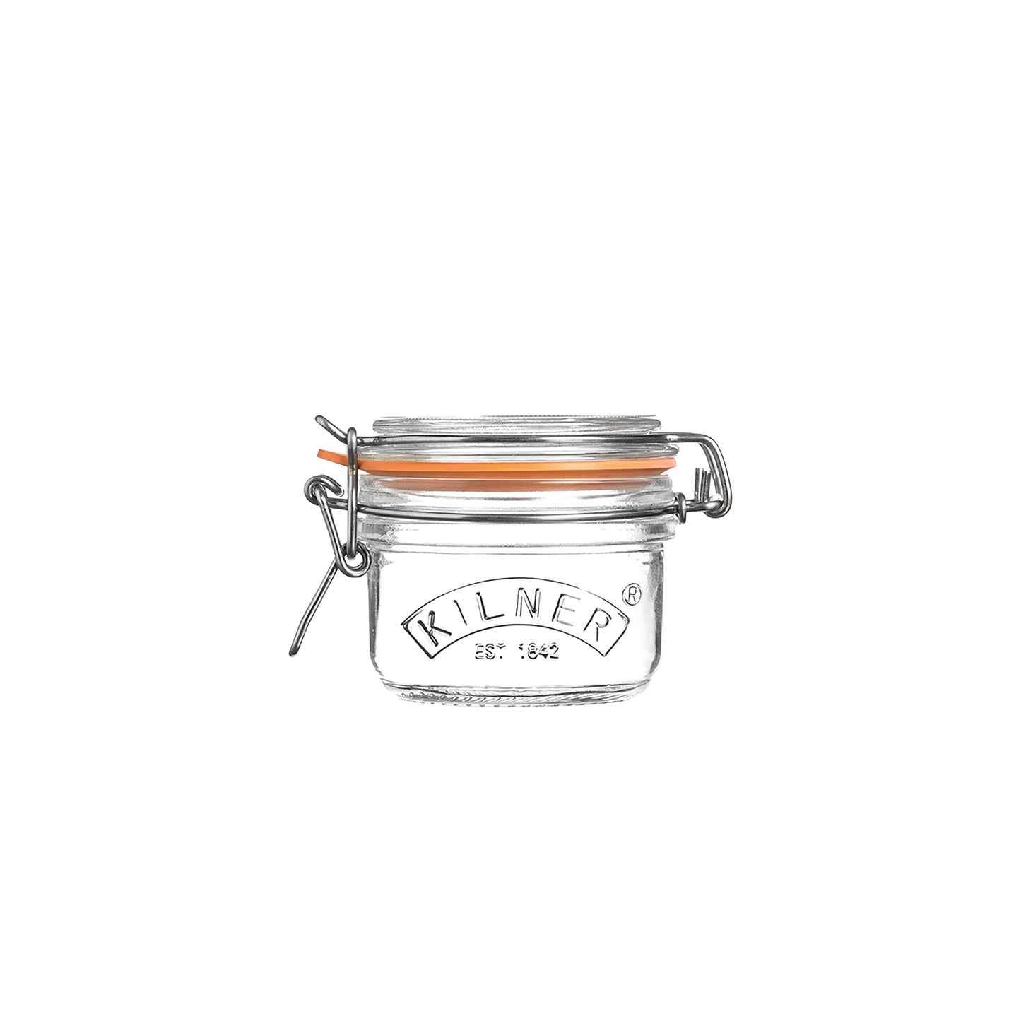 Clip Top Round Jar, 0.125L