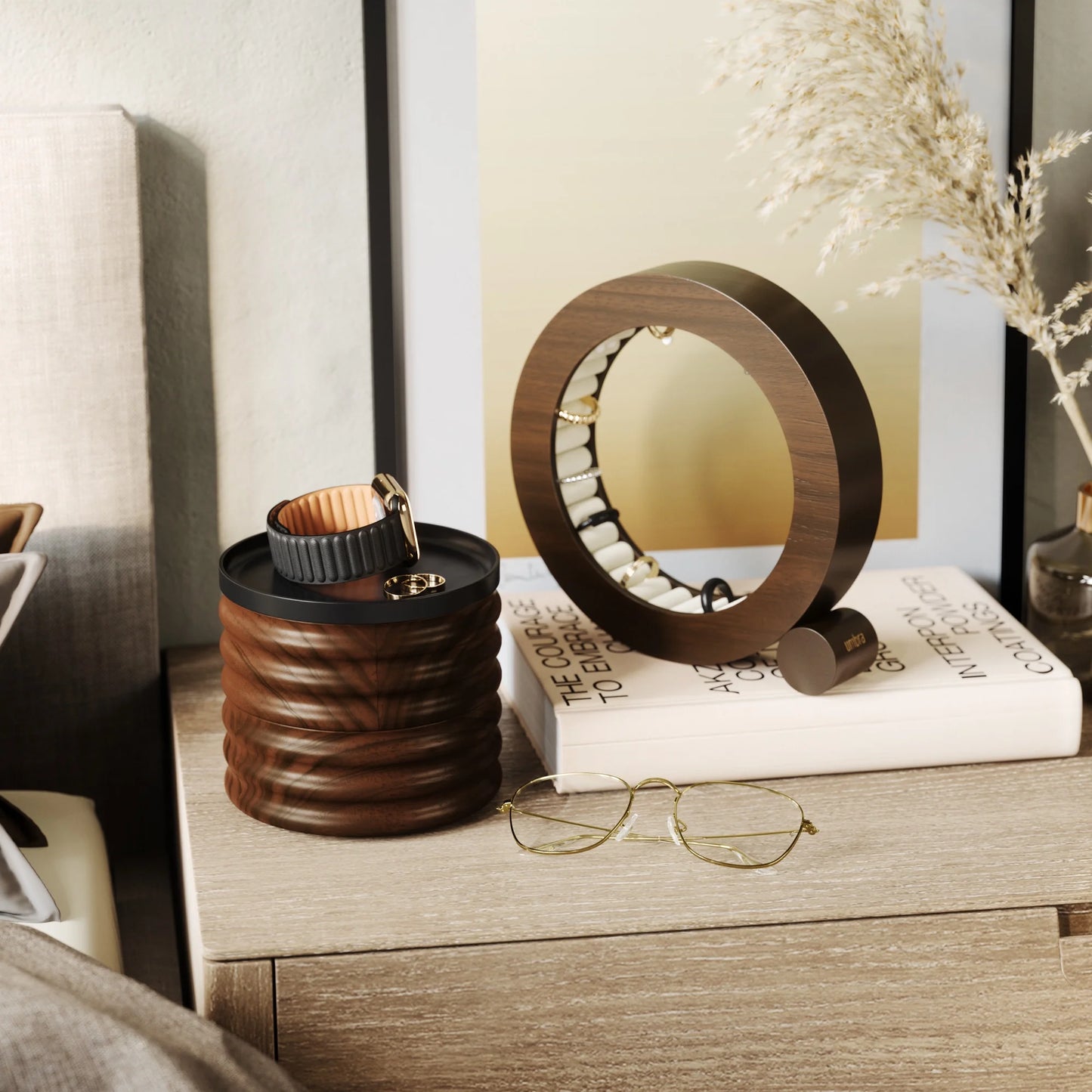 Ferris Wheel Organizer - Walnut