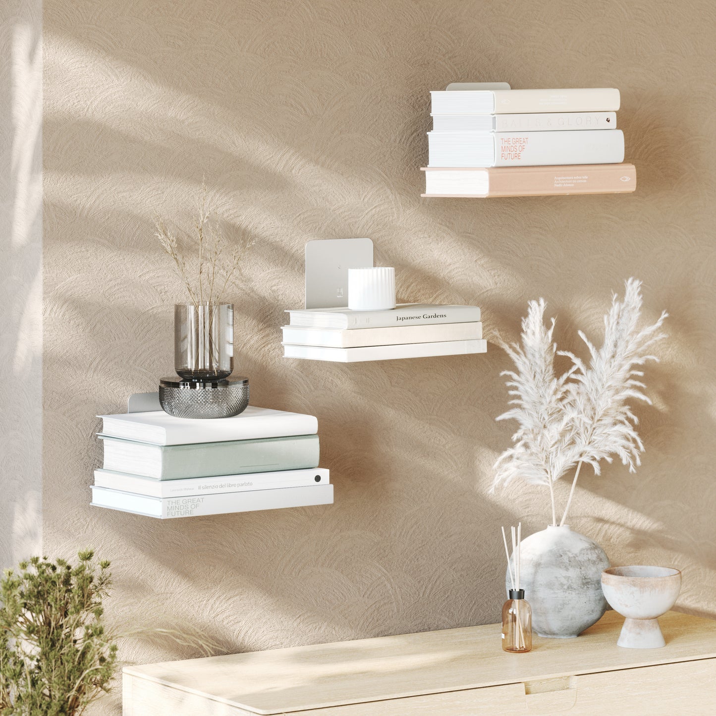 Conceal Shelves 3-Pack (Large) - Silver