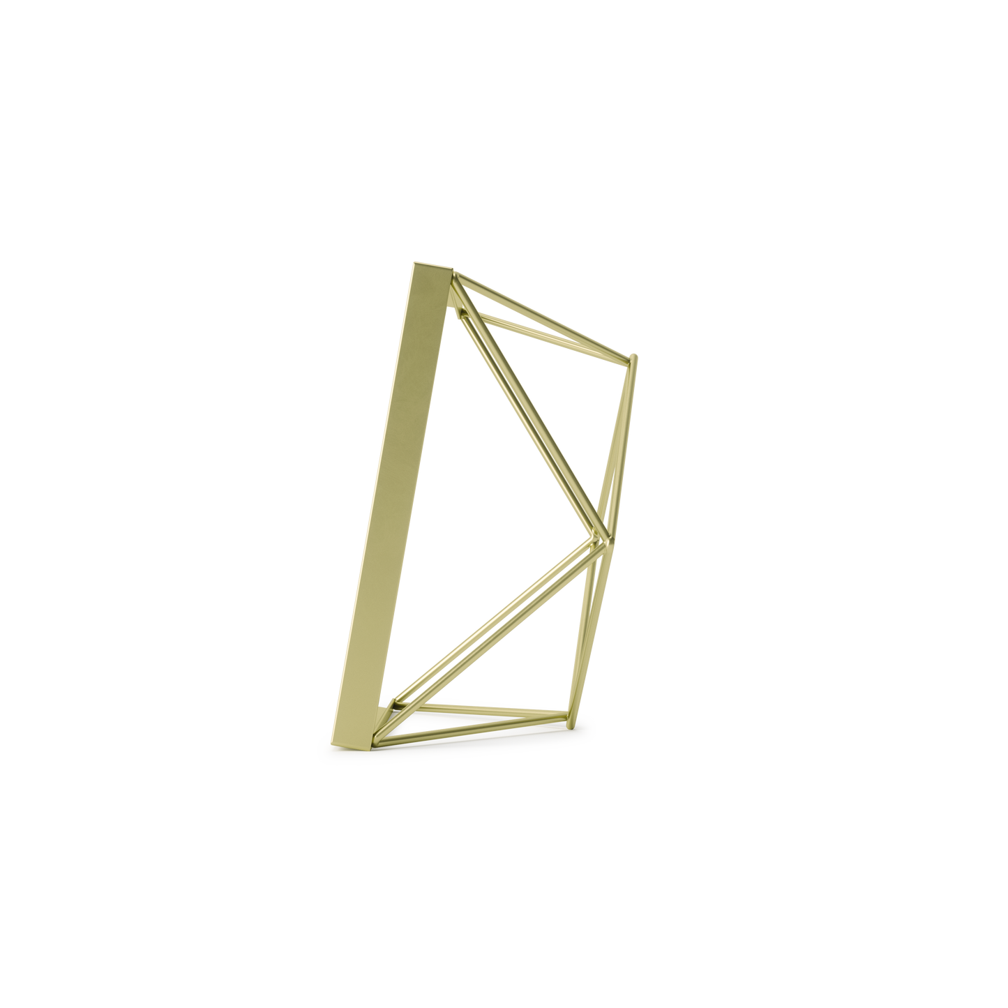 Prisma Picture Frame 4" x 6" - Matte Brass