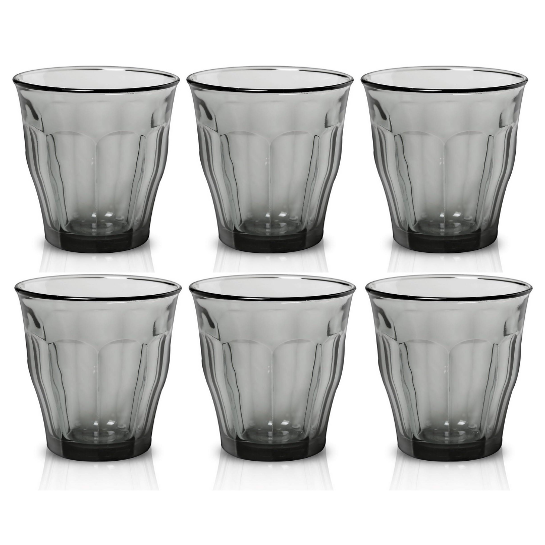 Le Picardie® Glass Tumbler (Set of 6), 25cL/8.375oz - Grey