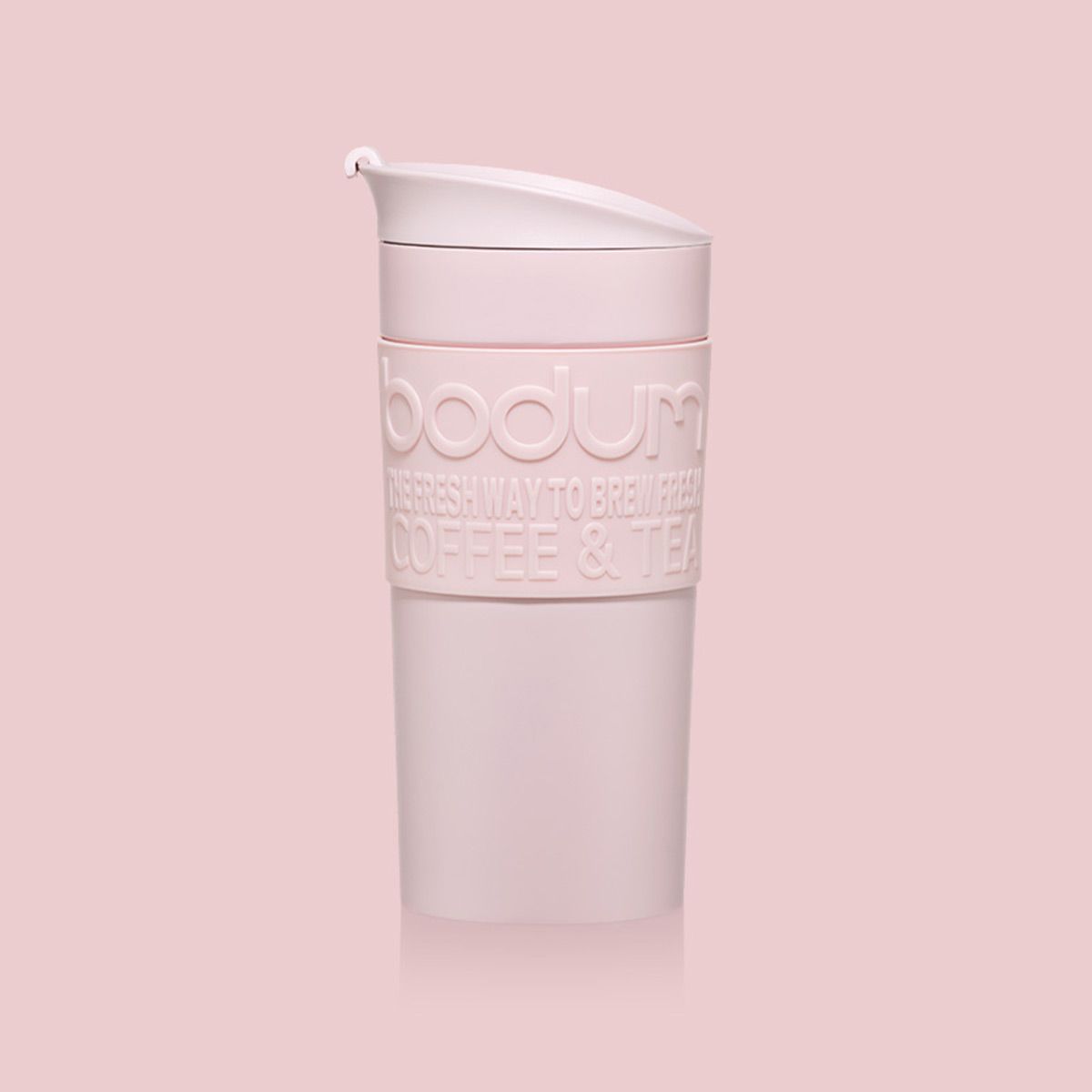 Travel Mug Stainless Steel (Colored Body), 0.35L/12oz - Strawberry