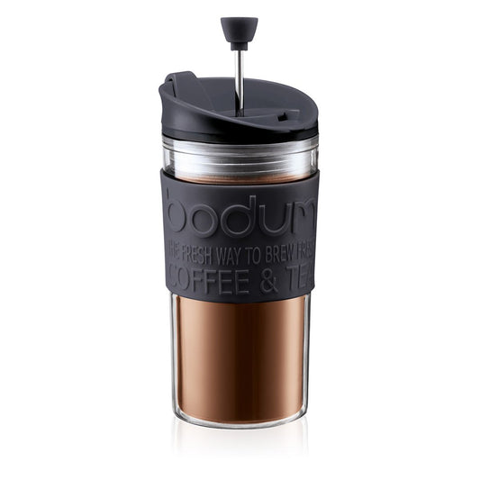 Travel Press Coffee Maker, 0.35L/12oz - Black