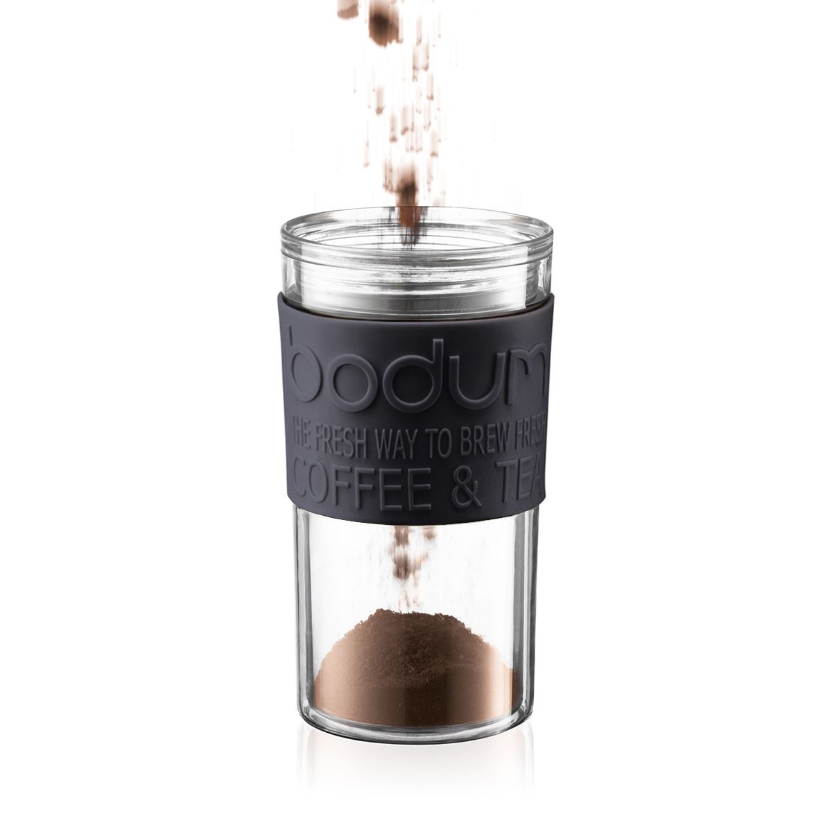 Travel Press Coffee Maker, 0.35L/12oz - Black