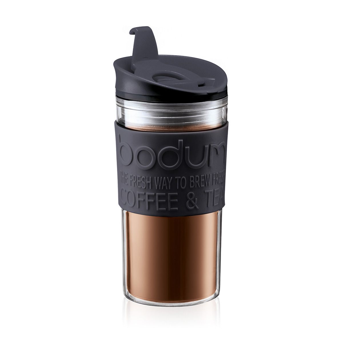 Travel Press Coffee Maker, 0.35L/12oz - Black