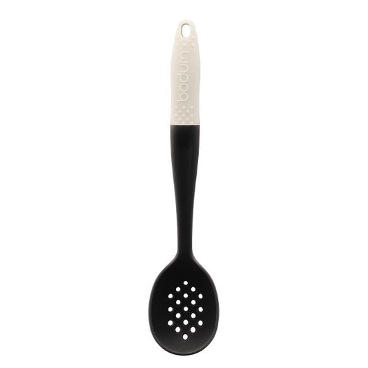 Bistro Slotted Serving Spoon - Off White