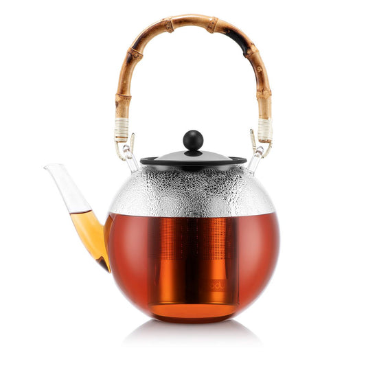 Assam Tea Pot with Bamboo Handle, 1.5L