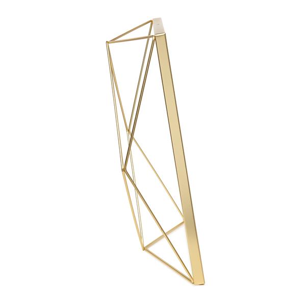Prisma Picture Frame 8" x 10" - Matte Brass