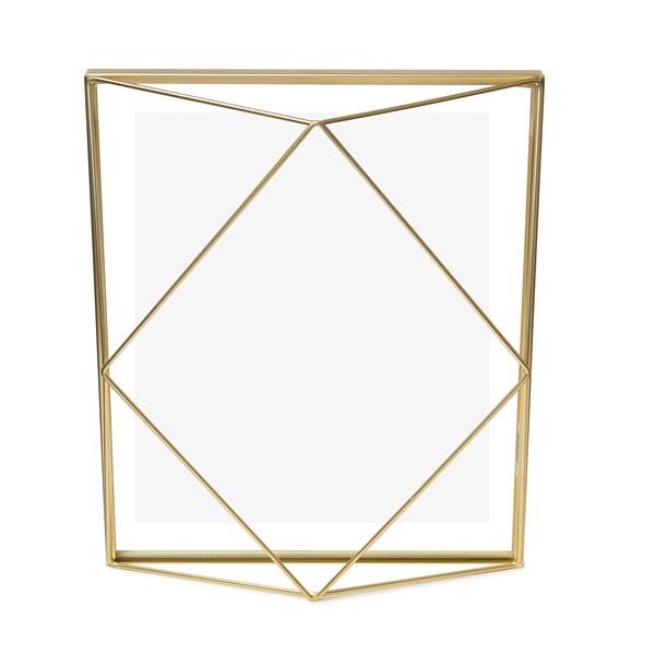 Prisma Picture Frame 8" x 10" - Matte Brass
