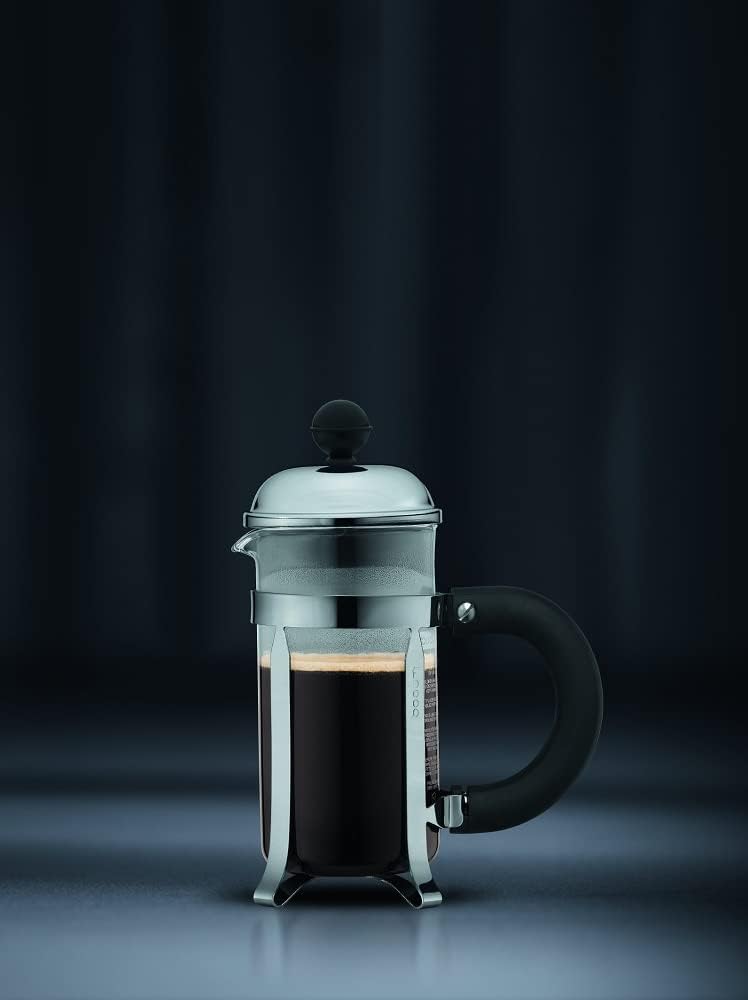 Chambord Coffee Press with Santoprene Handle&Knob 3-cup - Black