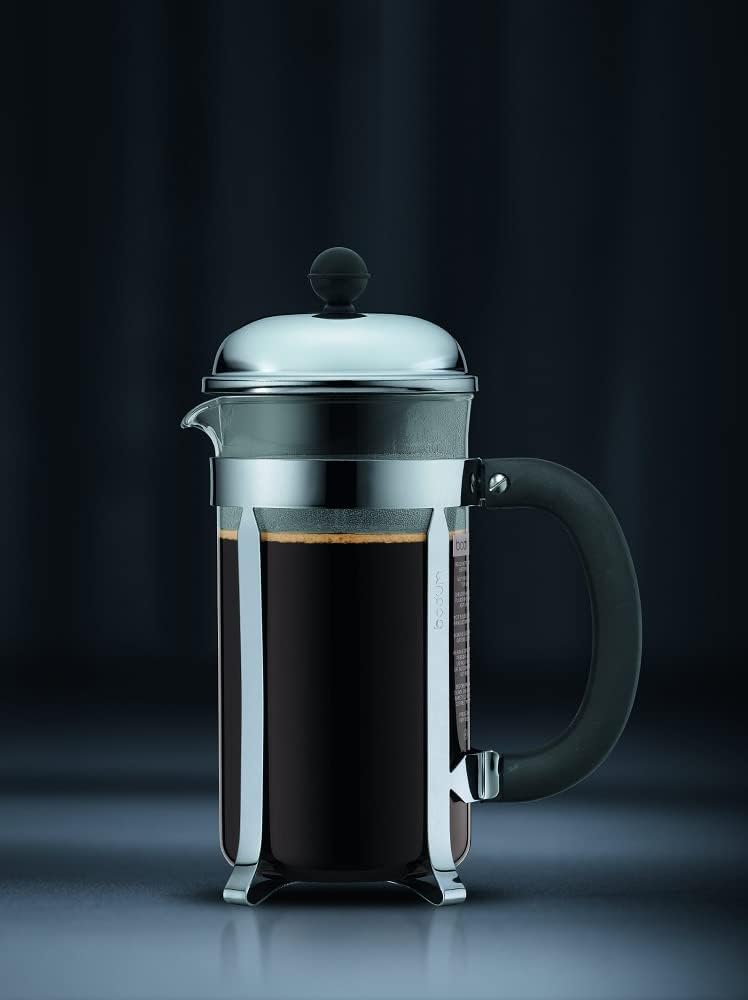 Chambord Coffee Press with Santoprene Handle&Knob 8-cup - Black