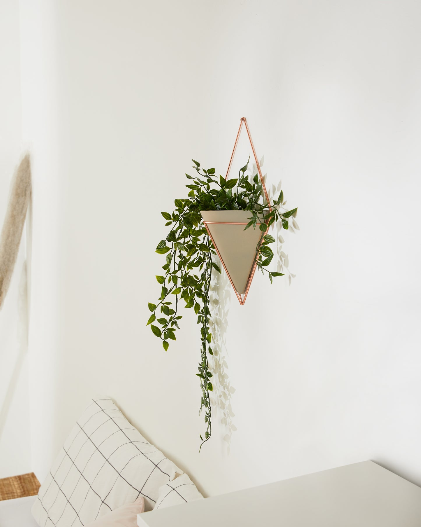 Trigg Wall Display (Large) - Concrete/Copper