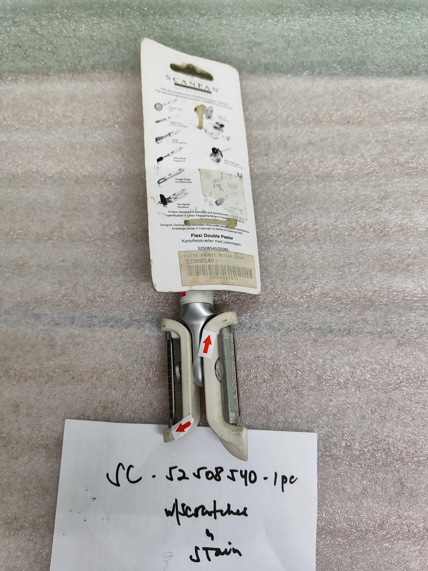 [CLEARANCE - Scanpan] Flexi Double Peeler - Essential