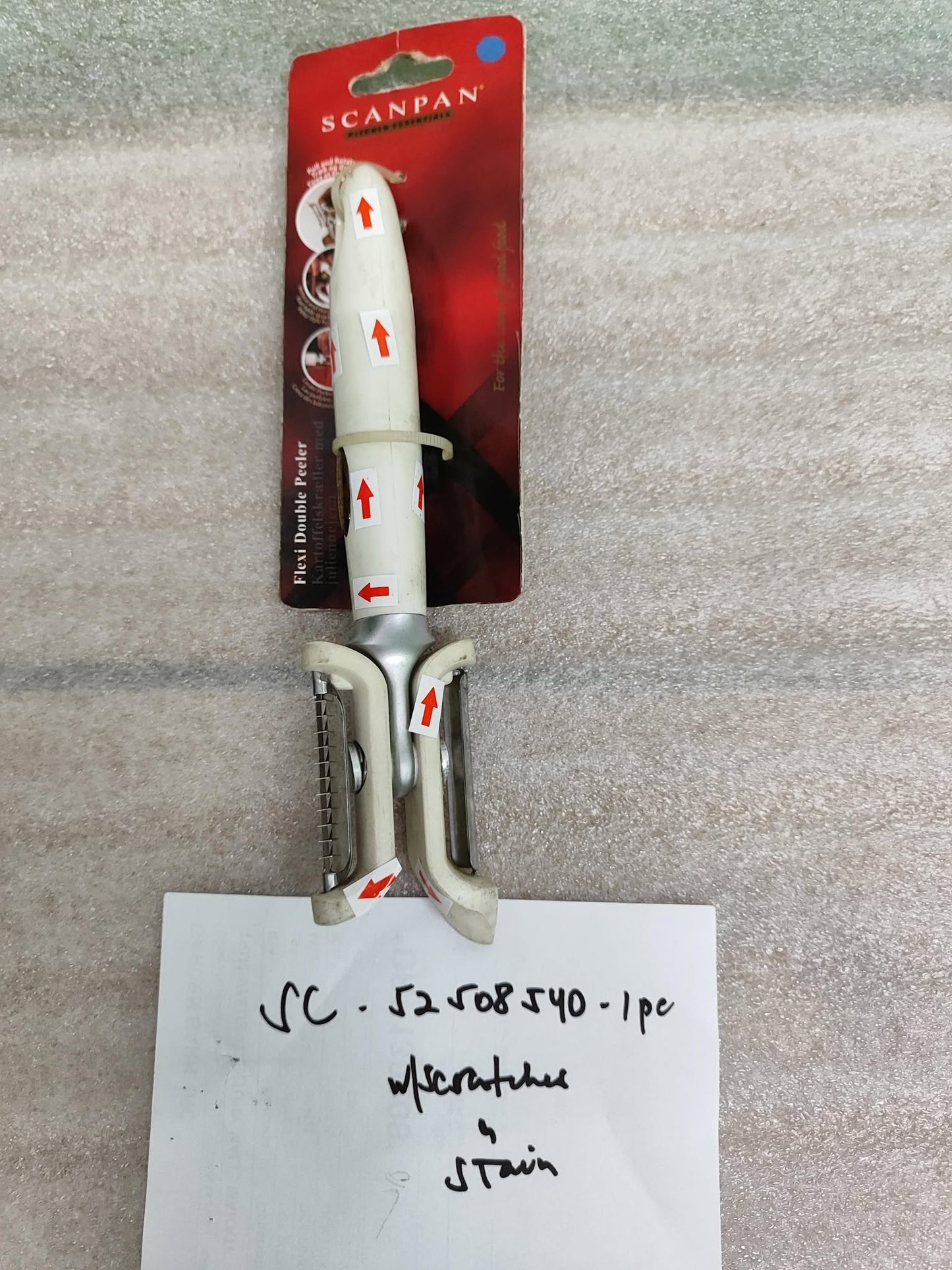[CLEARANCE - Scanpan] Flexi Double Peeler - Essential