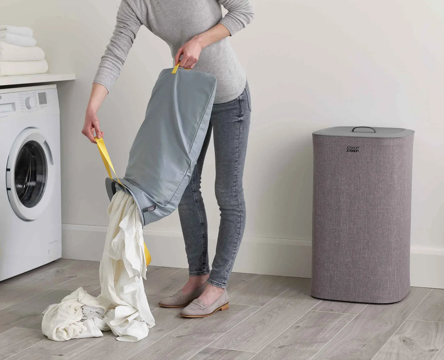 Tota Laundry Separation Basket 60L - Grey