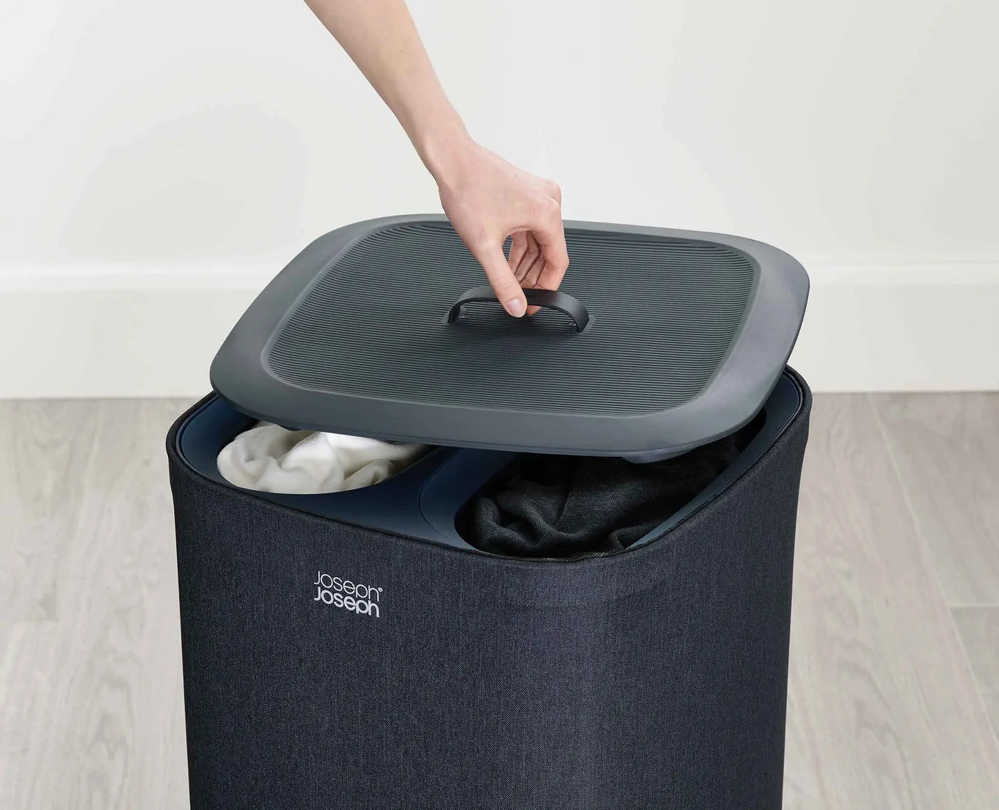 Tota Laundry Separation Basket 60L - Carbon Black