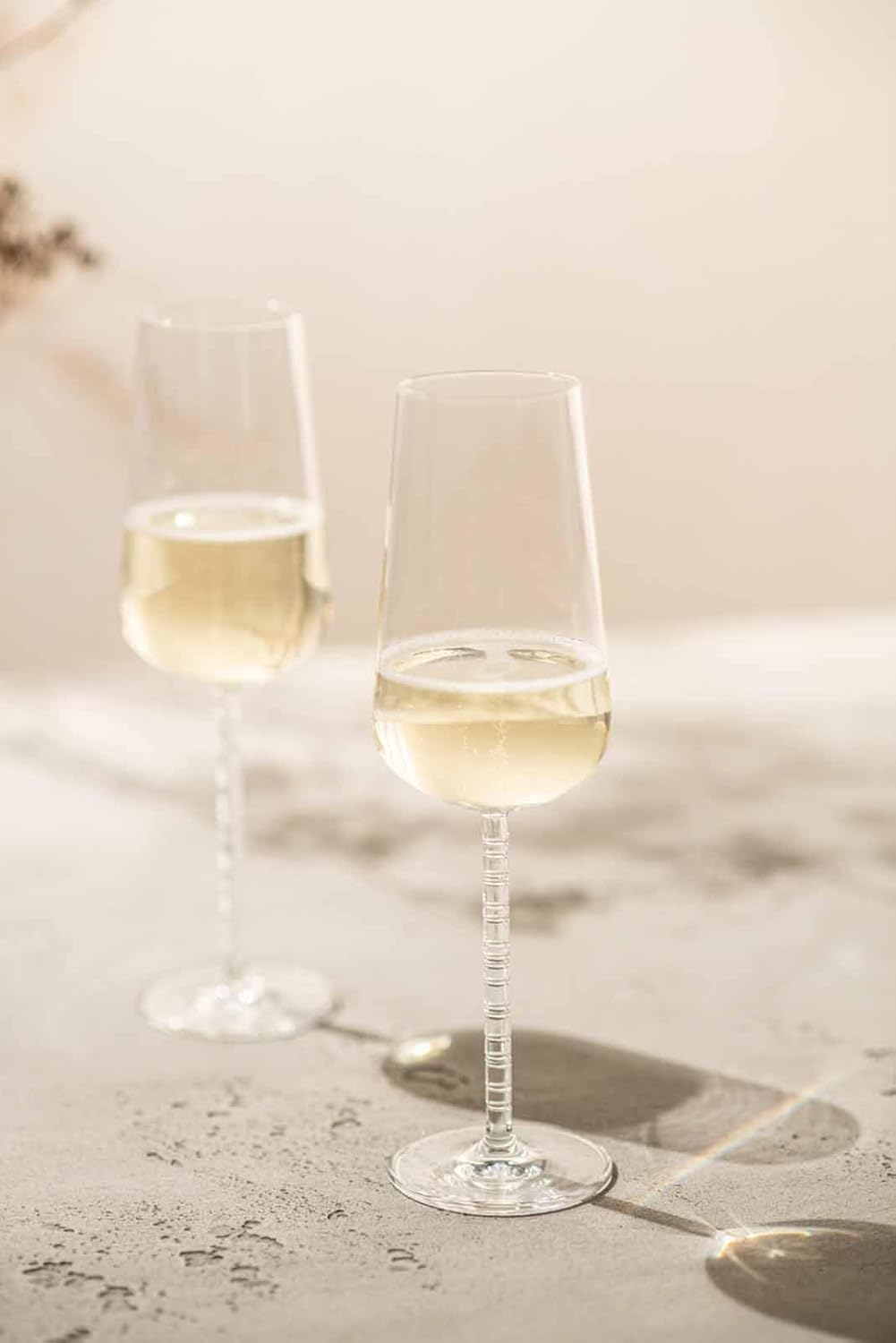 Journey Champagne With Etched Pattern 9060/77 (Set of 2)