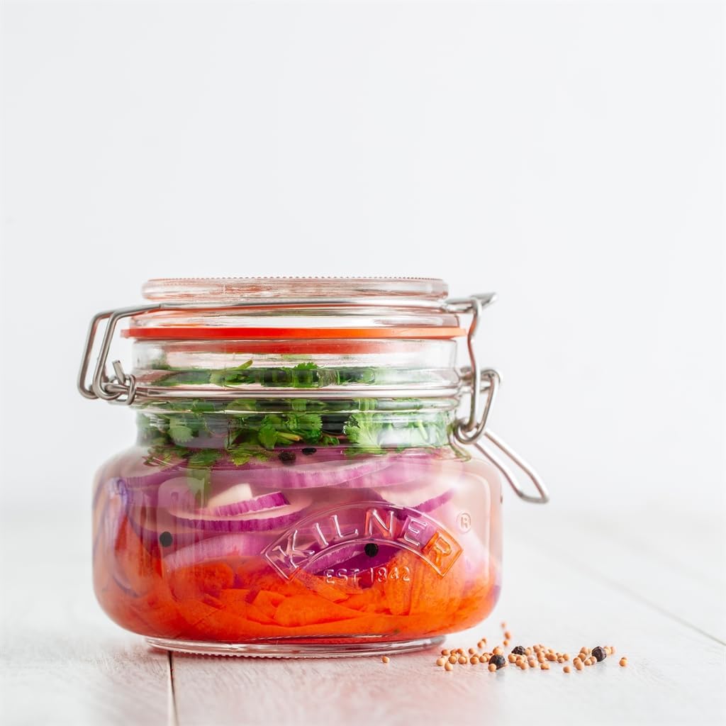 Clip Top Square Jar, 0.25L