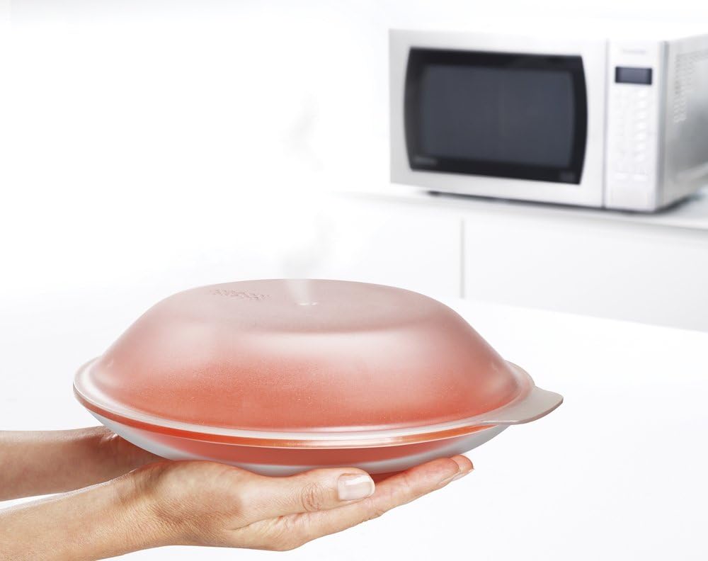 M-Cuisine Cool Touch Microwave Plate - Orange