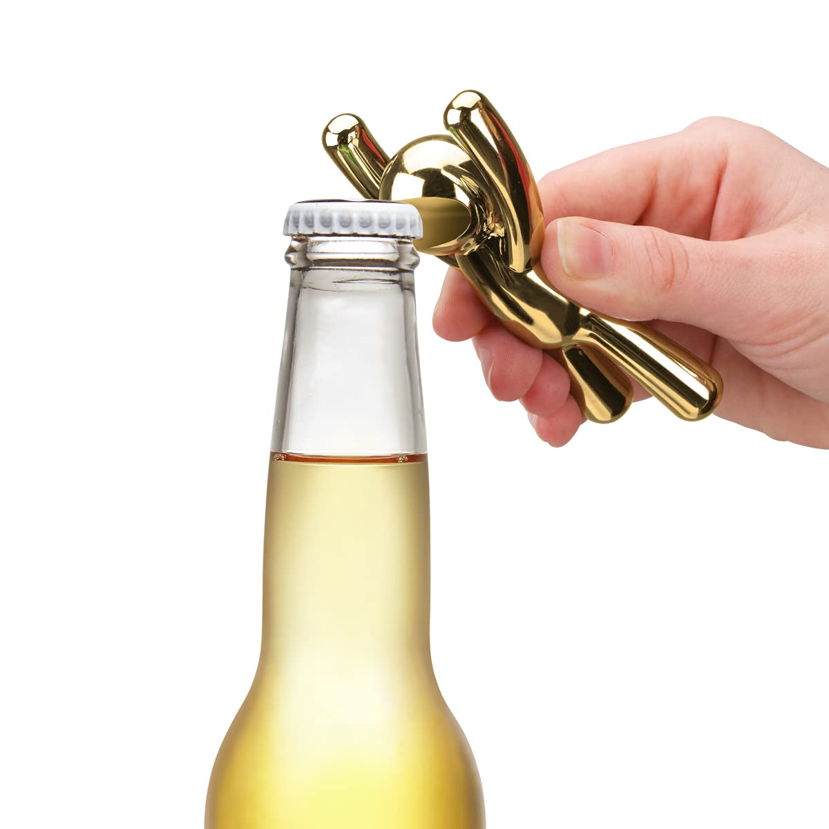 Buddy Corkscrew & Bottle Opener - Brass