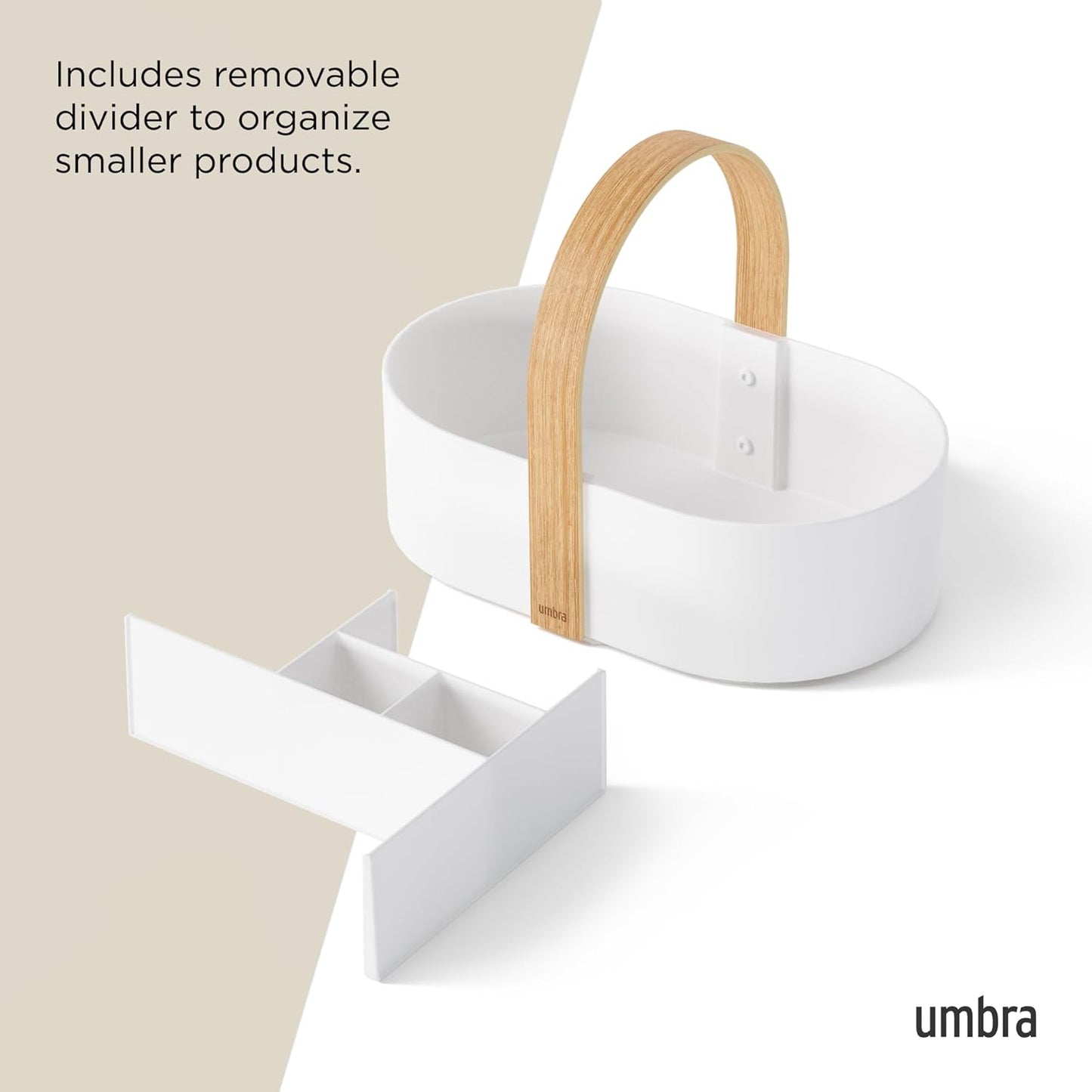 Bellwood Caddy - White/Natural