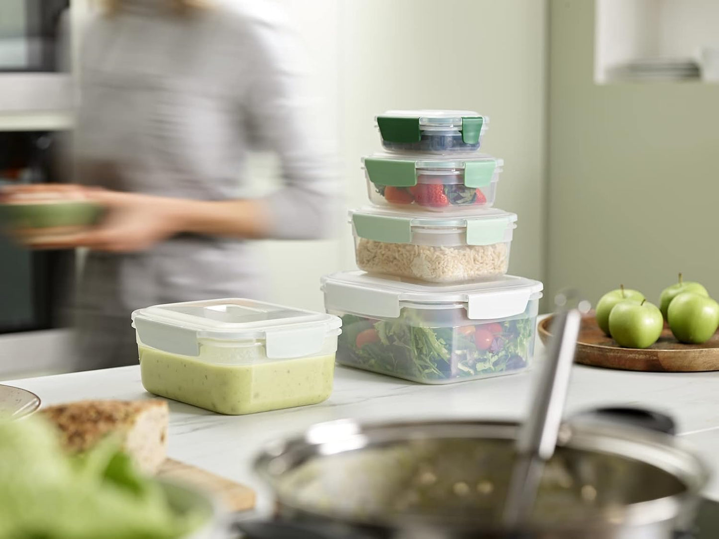 Nest Lock 5-Piece Container Set Editions - Sage