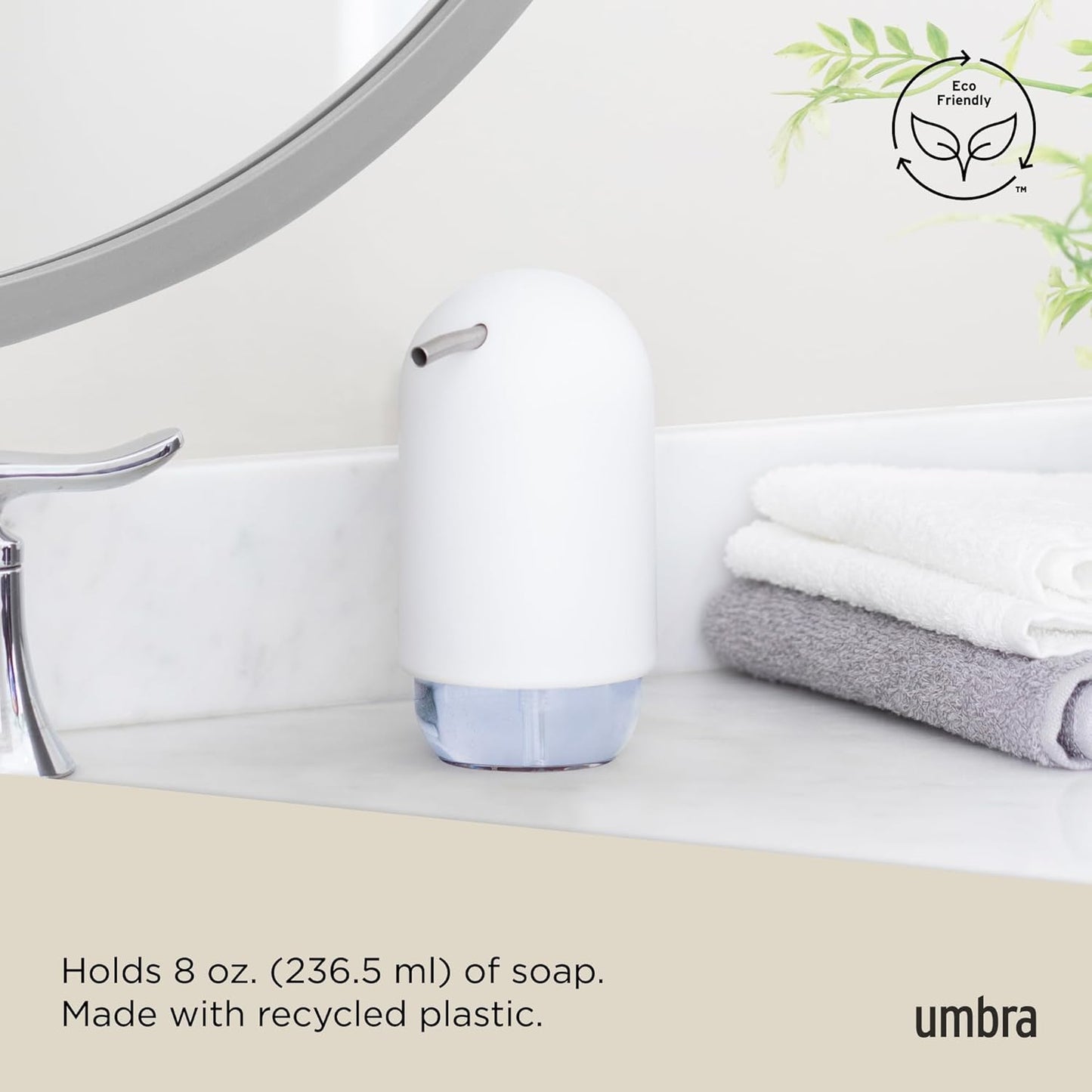 Touch Soap Pump - White
