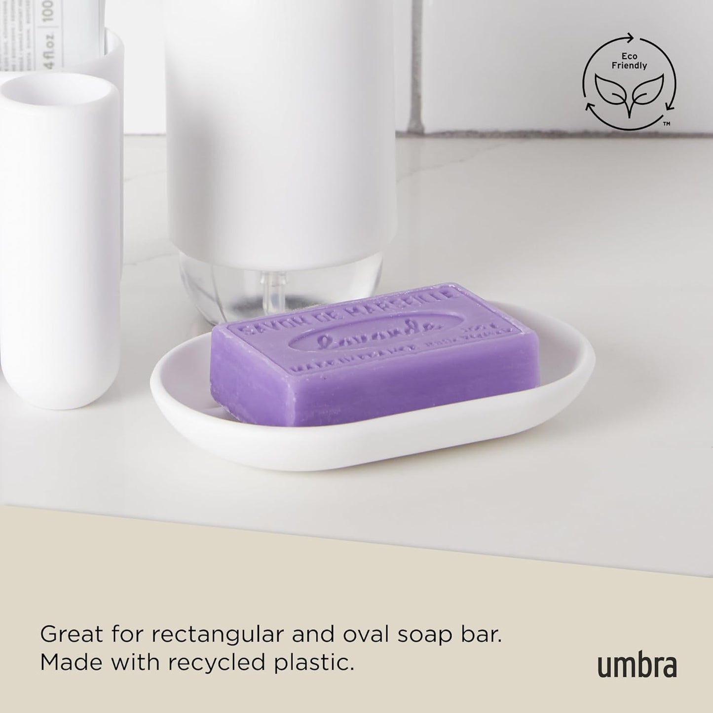 Touch Soap Dish - White