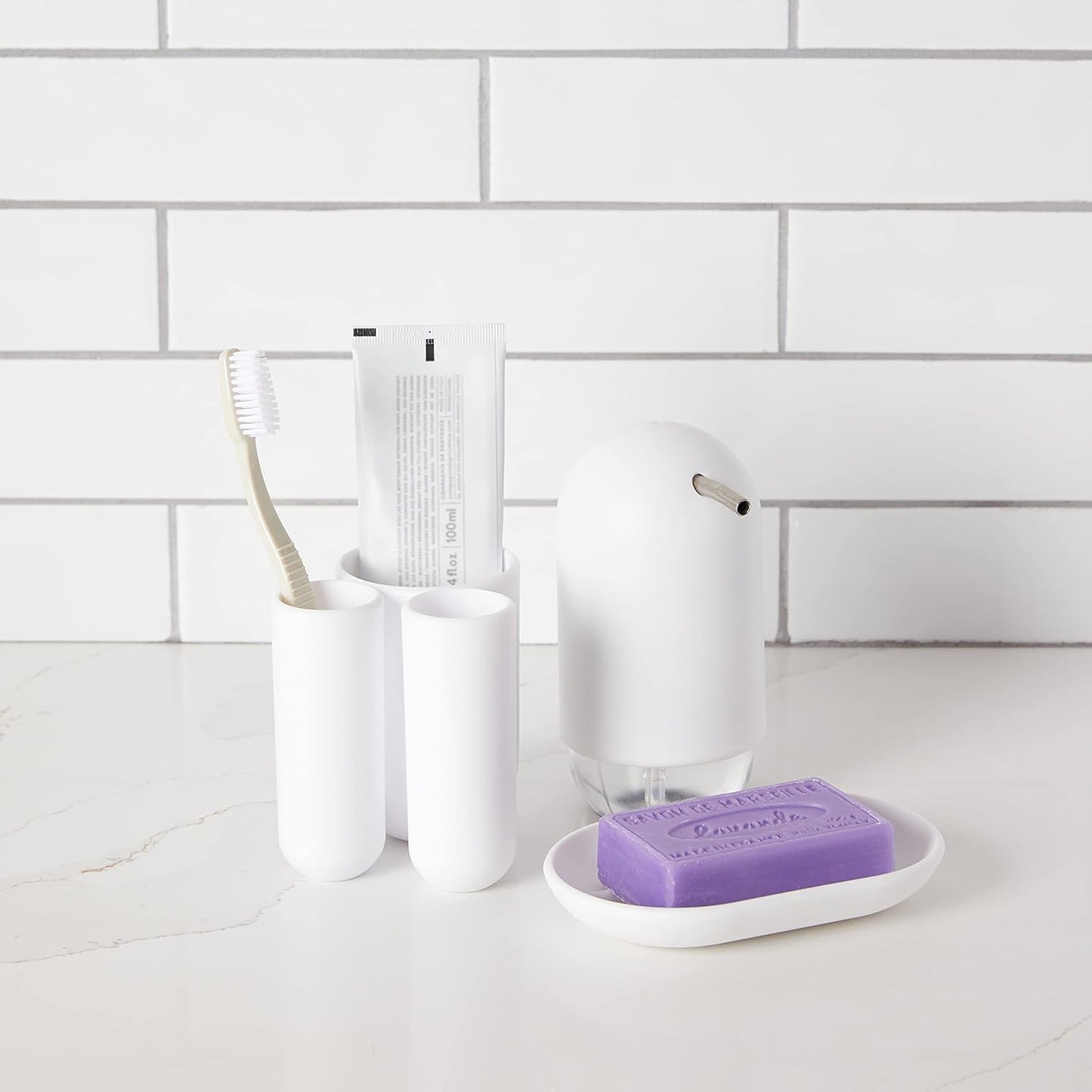 Touch Soap Pump - White