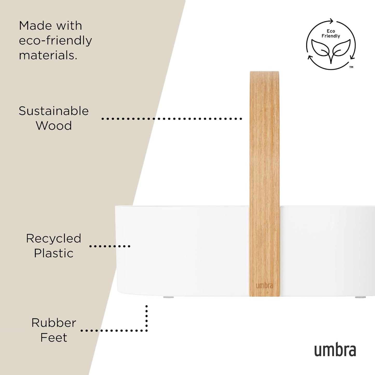 Bellwood Caddy - White/Natural