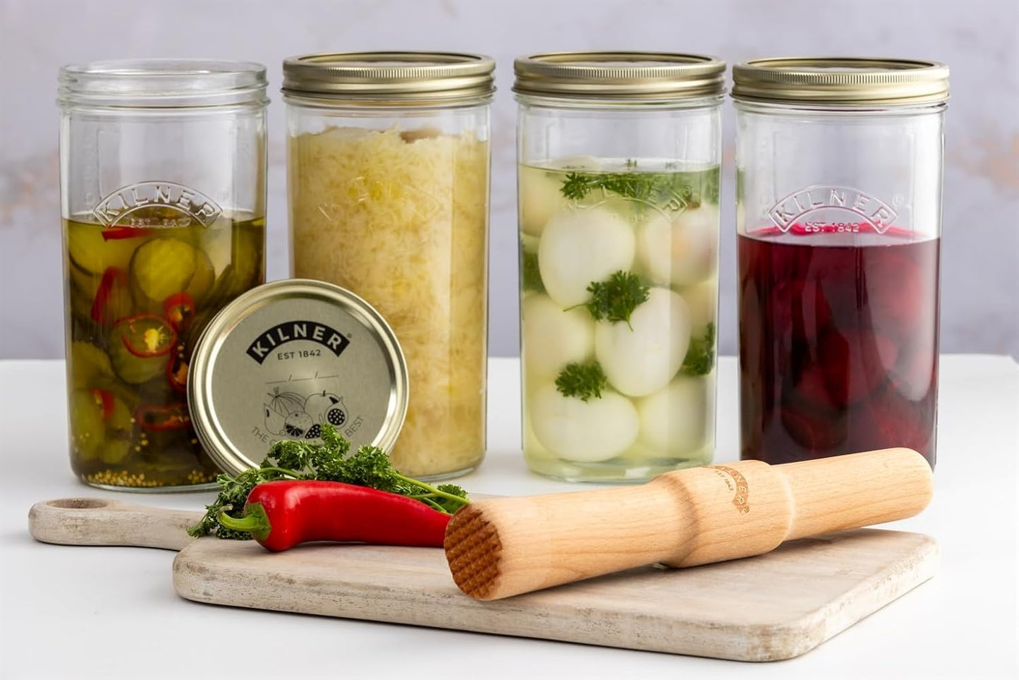 Wide Mouth Preserve Jar, 1L