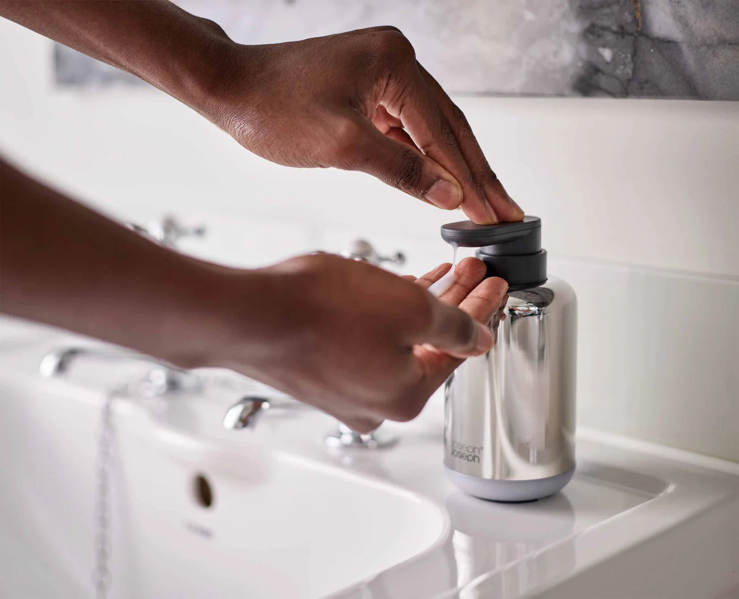 Easystore Luxe Soap Pump - Steel