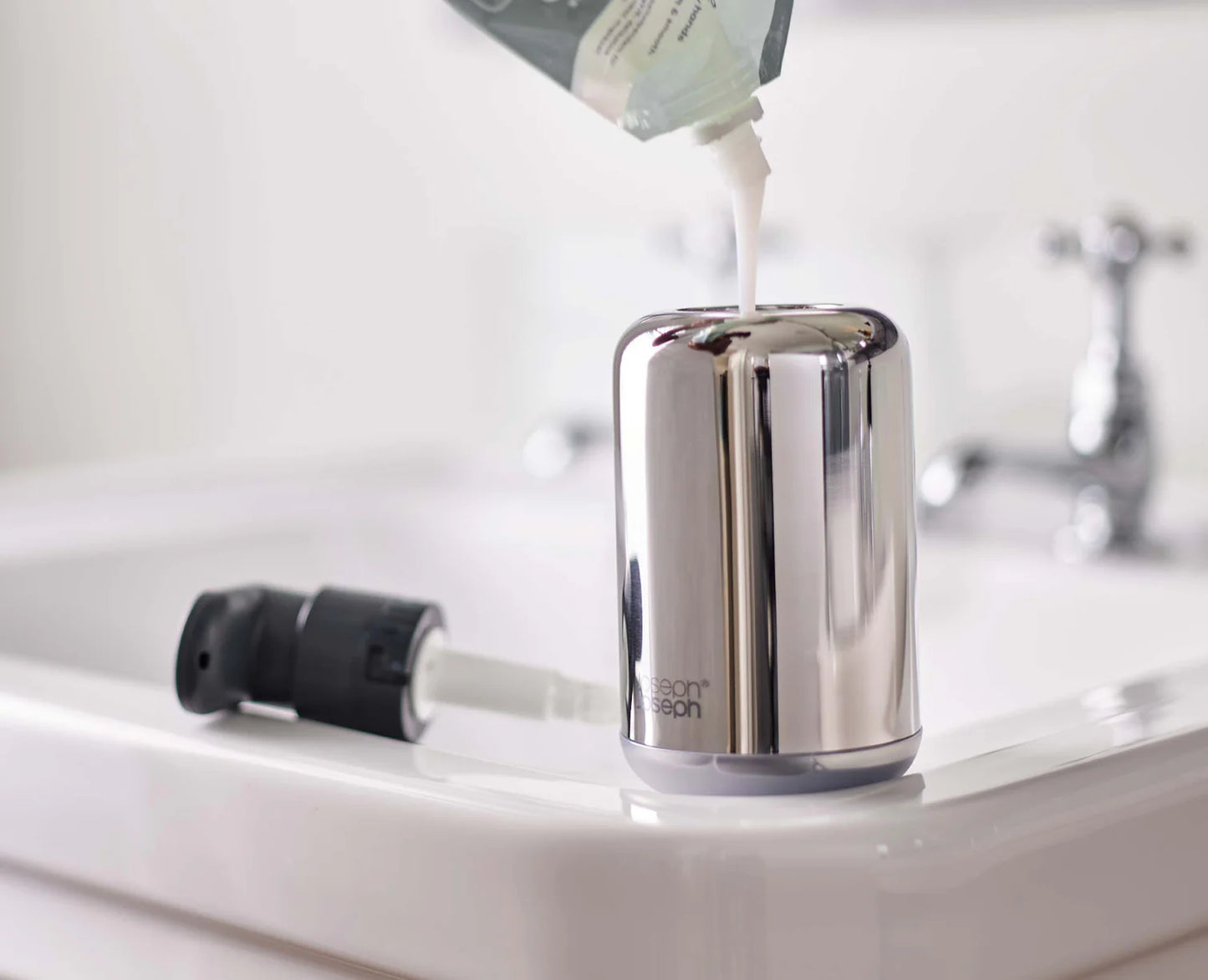 Easystore Luxe Soap Pump - Steel