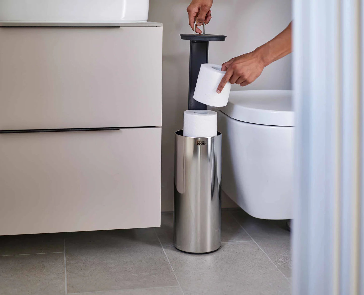 Easystore Luxe Concealed Toilet Roll Holder