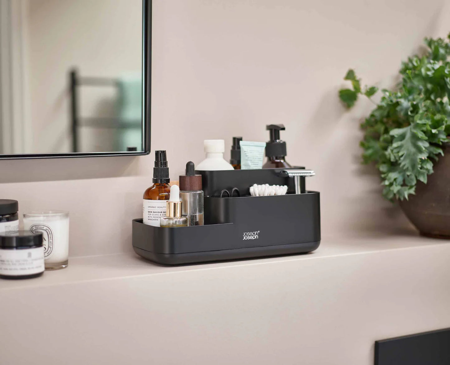 Easystore Bathroom Caddy - Black