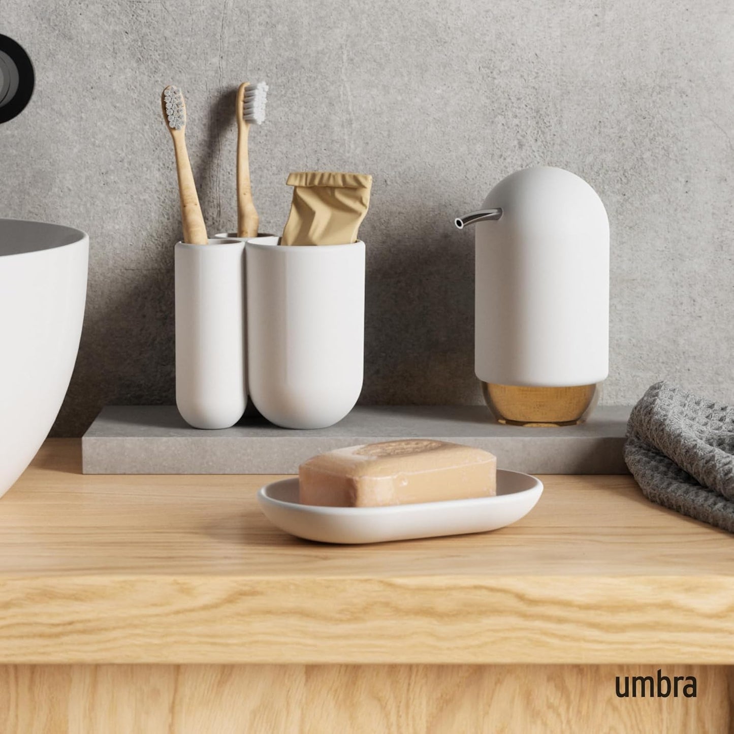Touch Soap Dish - White