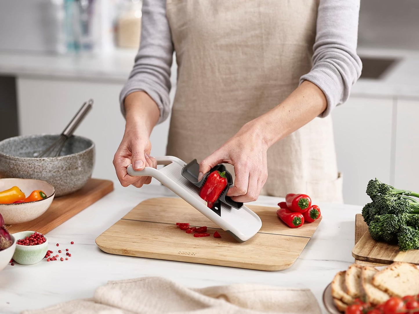 DUO Multi-Grip Mandoline - Grey