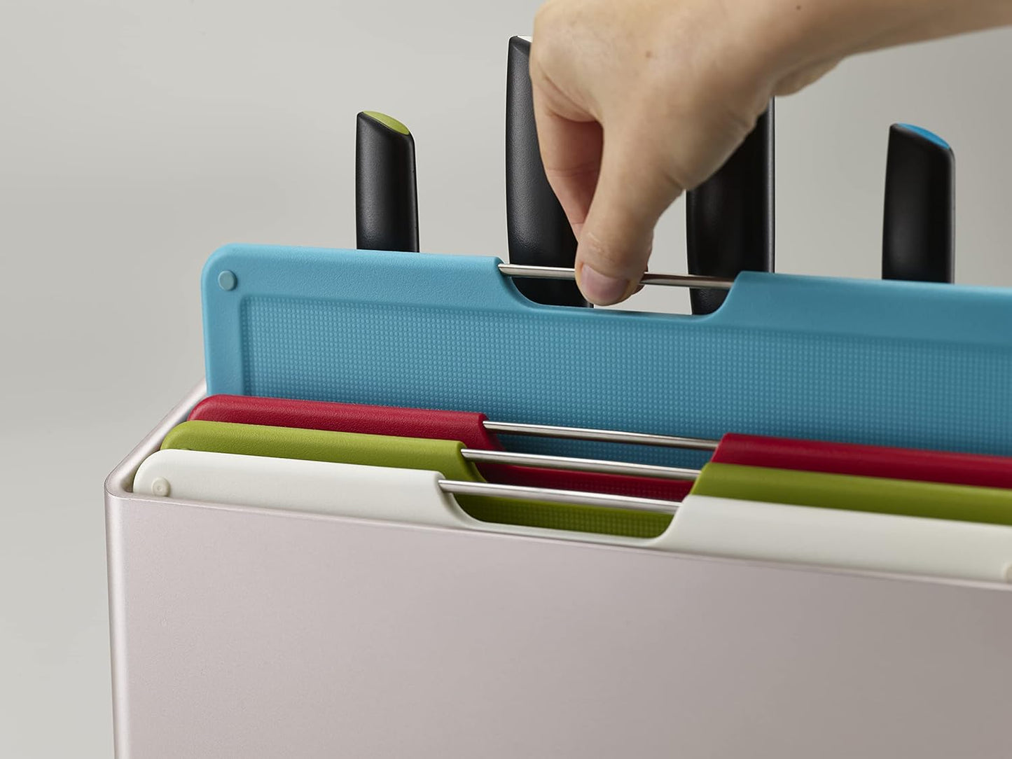 Folio Plus Knife & Chopping Board Set (Set of 8) - Multicolour