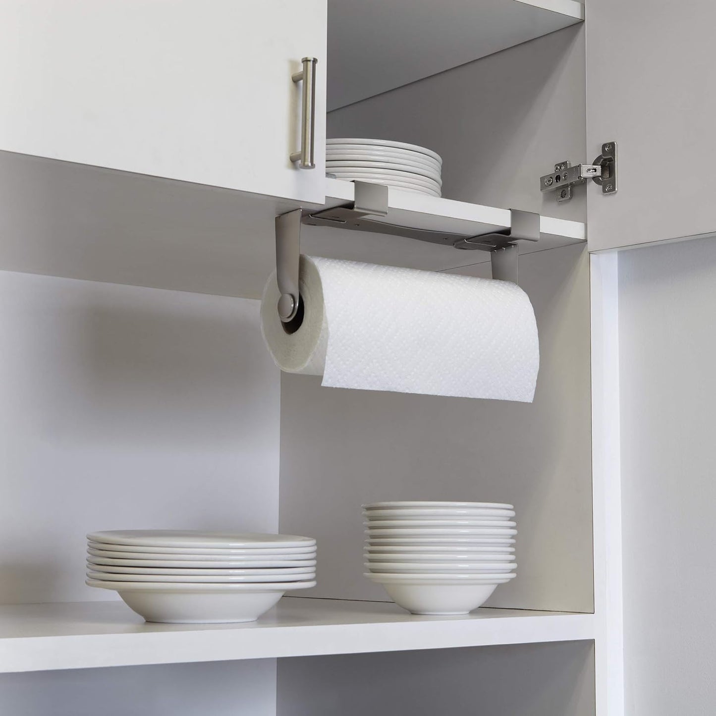 Mountie Shelf Cab Paper Towel Holder - Nickel