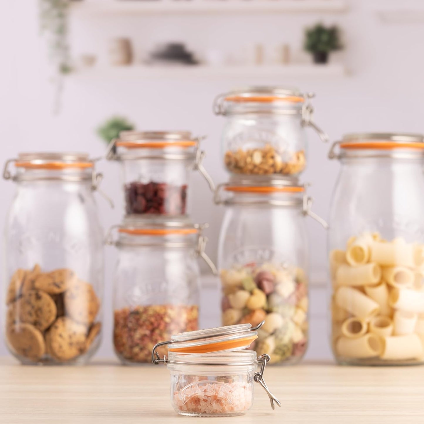 Clip Top Round Jar, 0.125L
