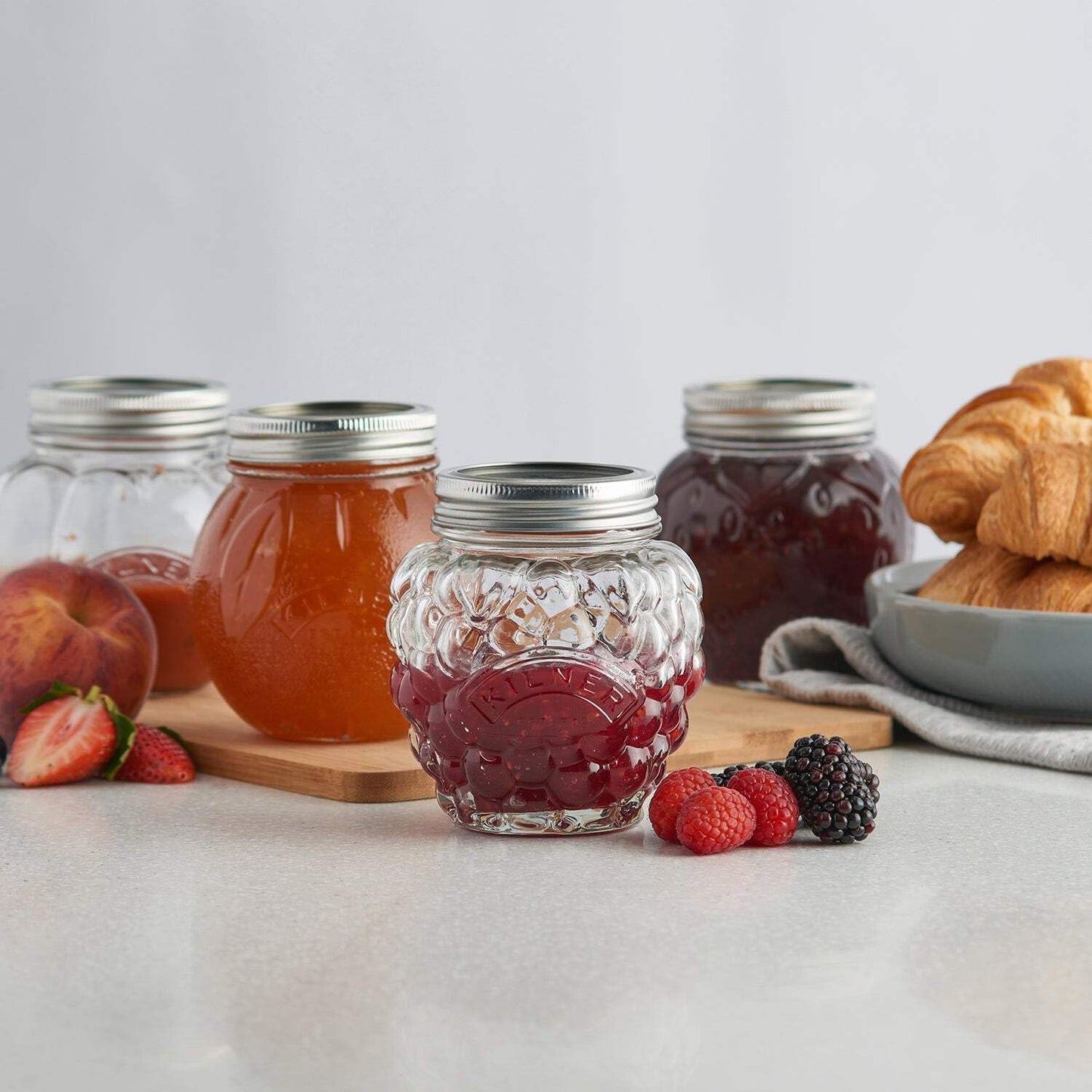 Berry Fruit Preserve Jar