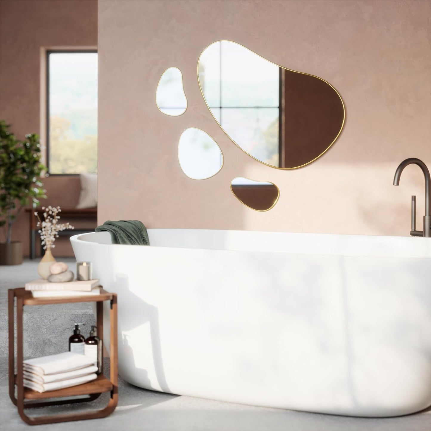 Hubba Pebble (Set of 3) - Brass