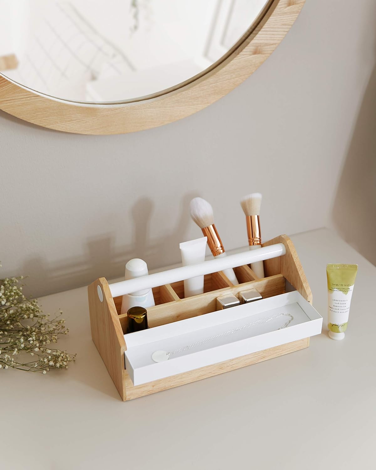 Toto Storage Box (Medium) - White/Natural