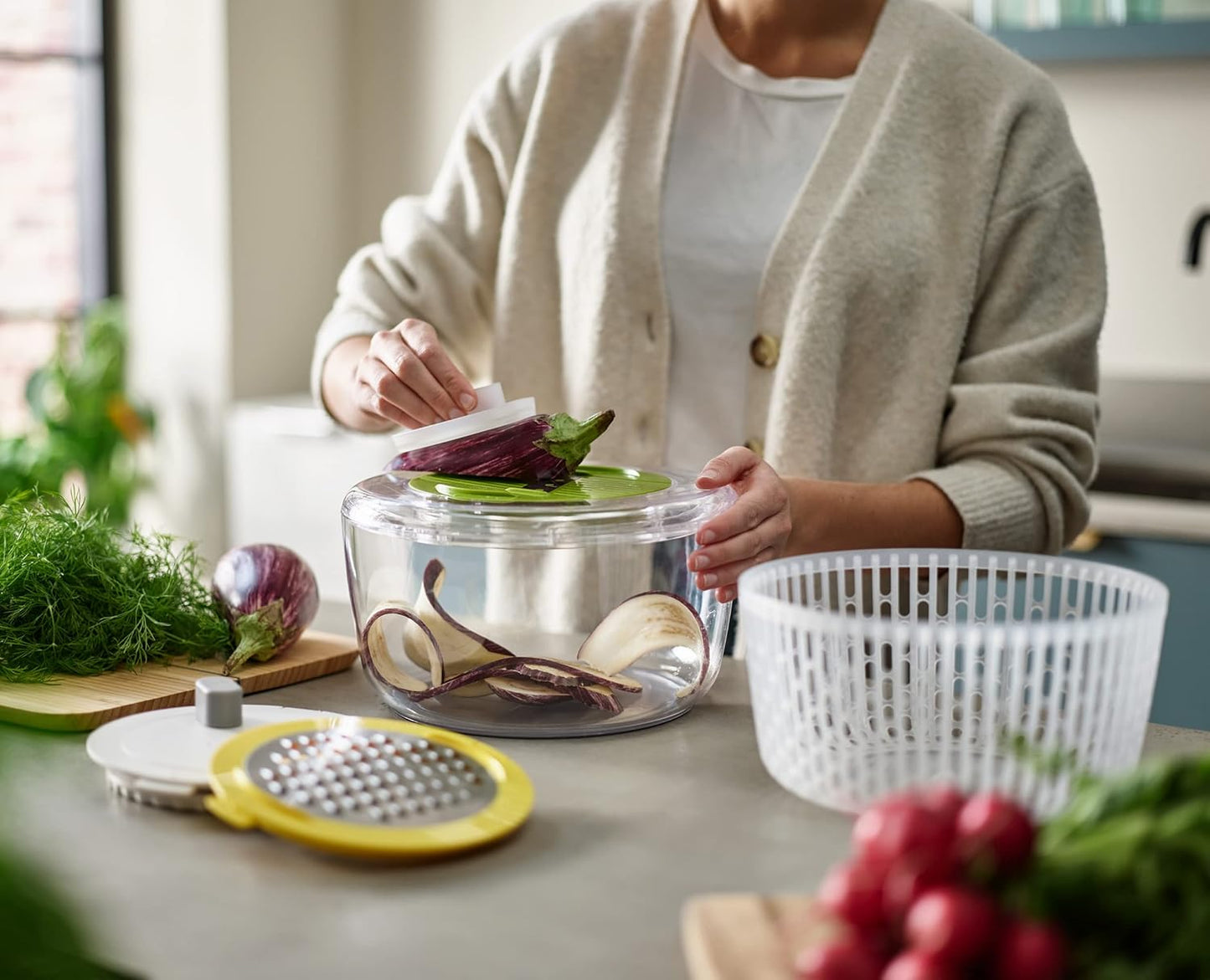DUO 3-Piece Salad Preparation Set - Multicolor