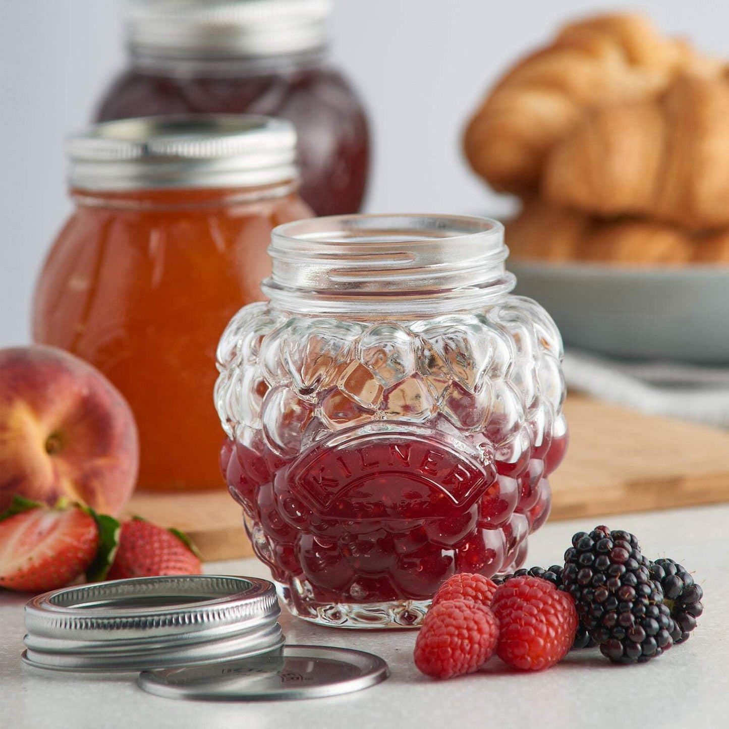 Berry Fruit Preserve Jar