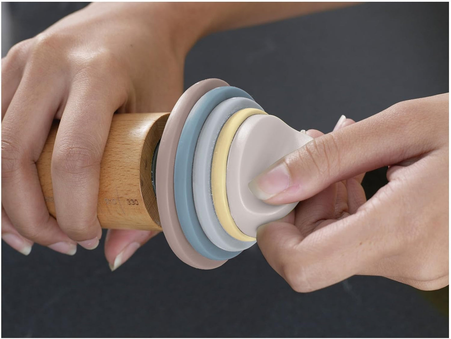 Adjustable Rolling Pin - Pastel