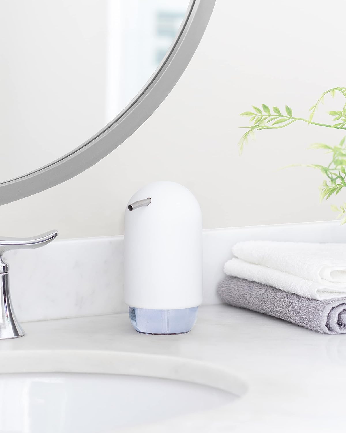 Touch Soap Pump - White