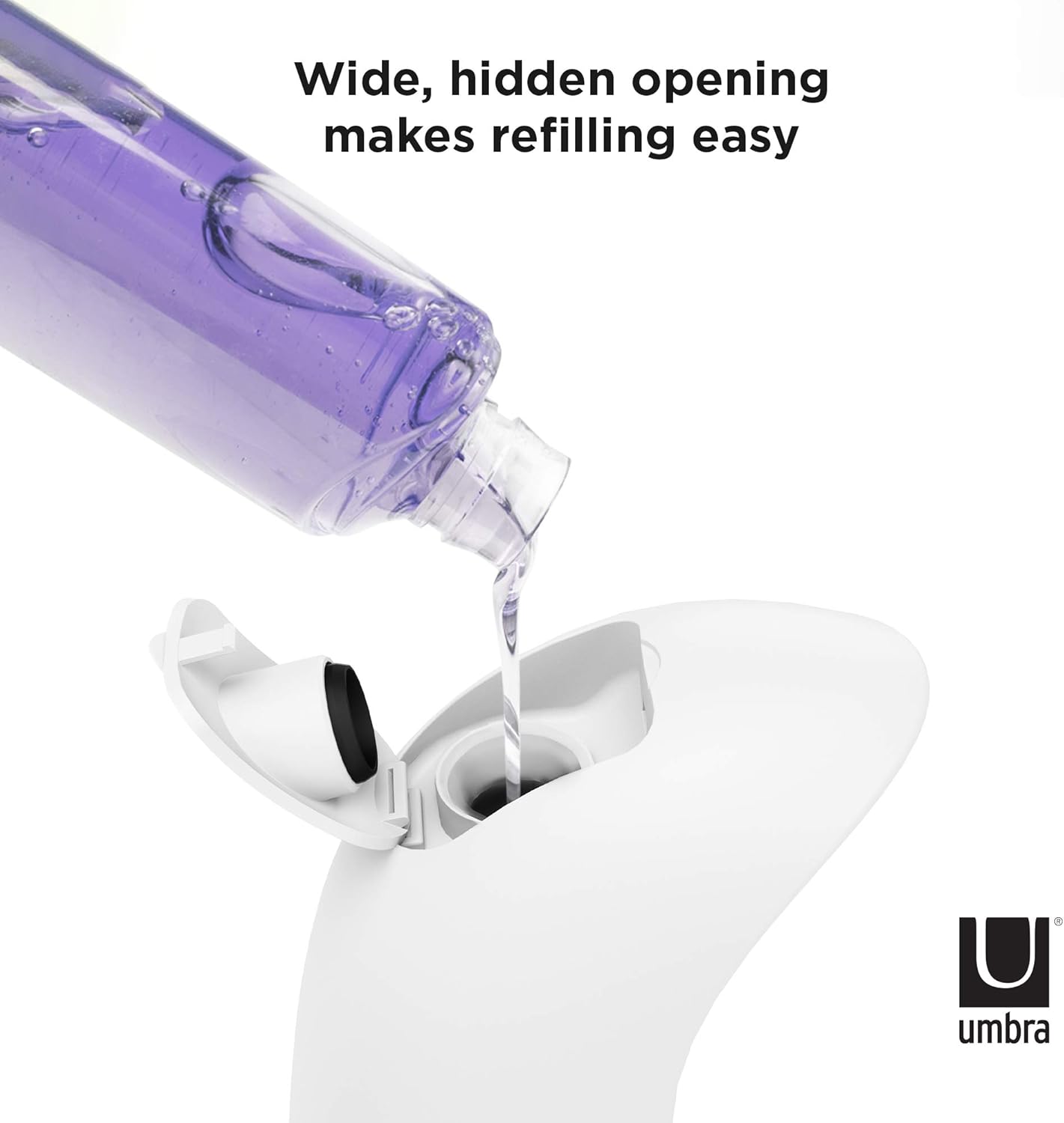 Emperor Auto Soap Dispenser (355mL) - White/Nickel