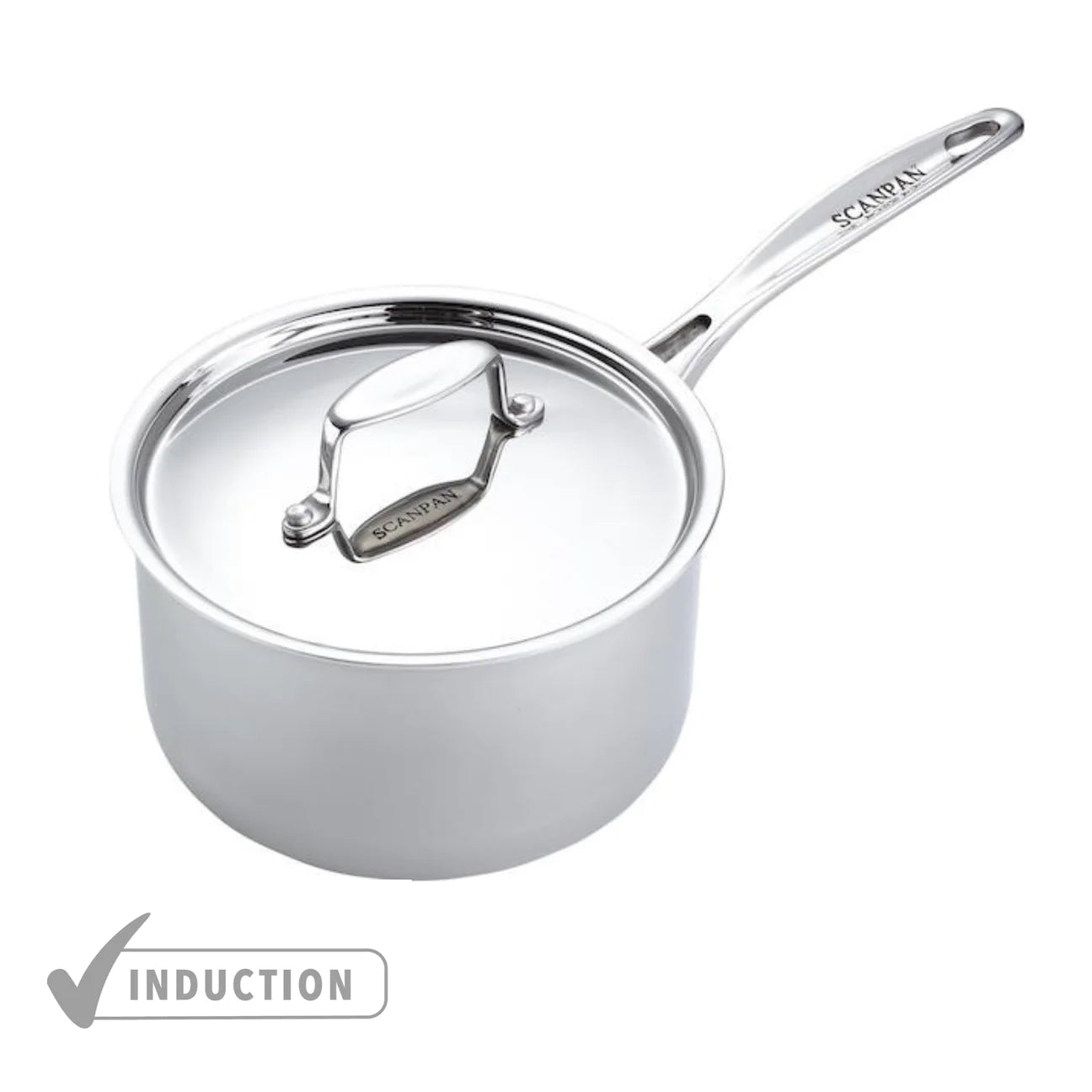 Fusion 5 - Sauce Pan 18cm/2.7L with Lid (Stainless Steel)